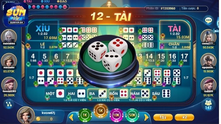 3 phương pháp cược Sicbo tại Sumvip theo chuỗi