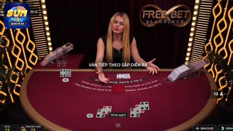 Blackjack Sumvip sử dụng bộ bài Tây 52 lá