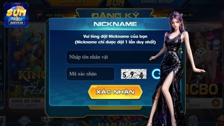 Đặt Nickname