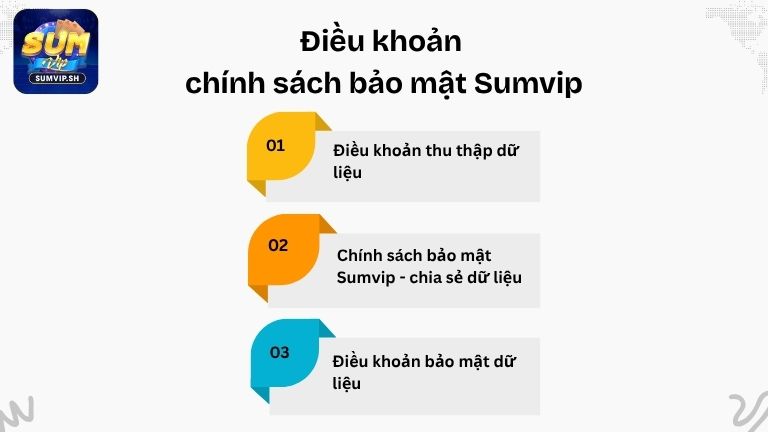 Điều khoản trong chính sách bảo mật Sumvip