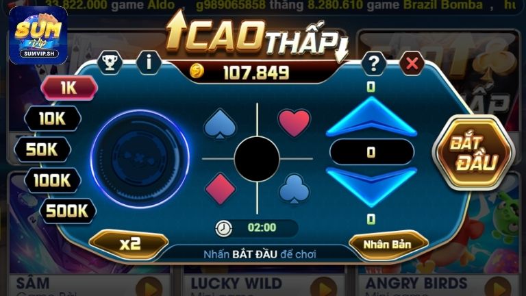 Kinh nghiệm quý báu khi cược Cao Thấp tại Sumvip