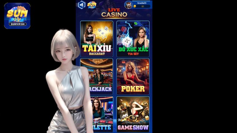 Live Casino: Sòng bạc quốc tế trong tầm tay