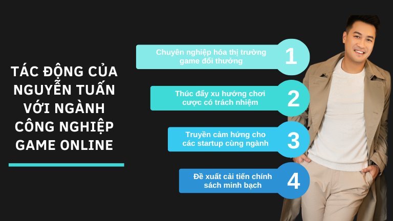 Tác động của Nguyễn Tuấn với ngành công nghiệp game online